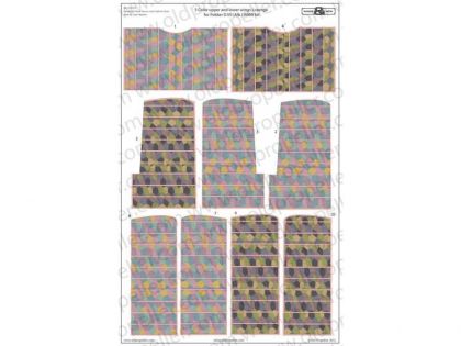 D32018T 5 Color upper and lower wings Lozenge for Fokker D. VII (Alb. ) WNW kit