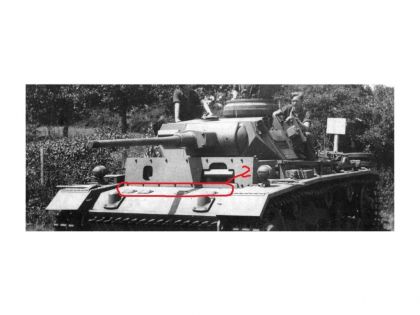 E35265-1 Pz. Bef. Wg. III K on Pz. III J/ L early chassis,  correction set for Pz. Bef. Wg. III K,  Dragon kit