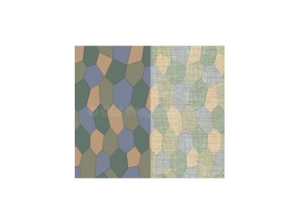 D48012	4 Color interior Lozenge (Very faded)