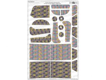 D32061W 5 Color Lozenge for Hannover Cl. II,  Lozenge rib tapes,  WNW kit
