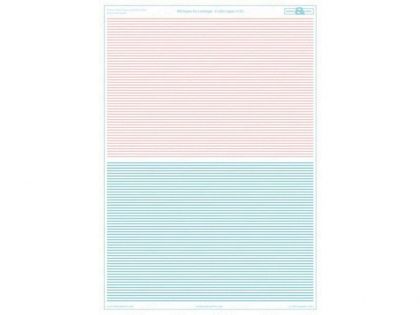 D32065	5 Color lower Lozenge with rib tapes,  pattern 2 (Faded with fabric texture and overprint efect)