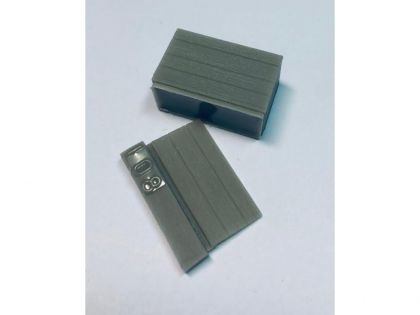 E35108 Wooden box for Stug.  III G initial from Das Reich,  type 1,  with wood texture