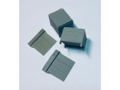 E35086 Wooden box for Pz. Bef. Wg.  III L,  type 1 with wood texture