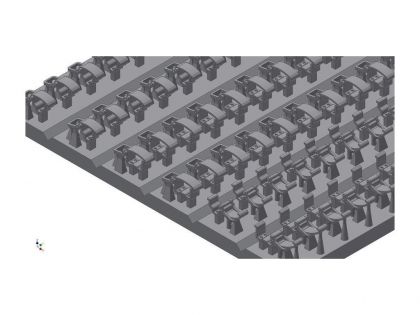 E35134 German tool clamps type 2,  closed and open variant,  total 160 clamps