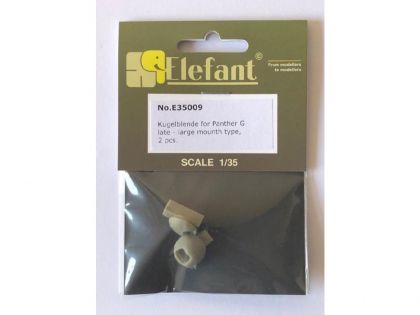 E35009 Kugelblende for Panther G late - large mounth type,  2 pcs.