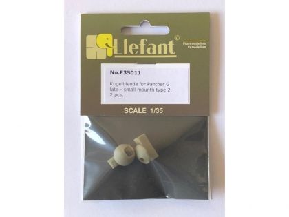E35011 Kugelblende for Panther G late - small mounth type 2,  2 pcs.