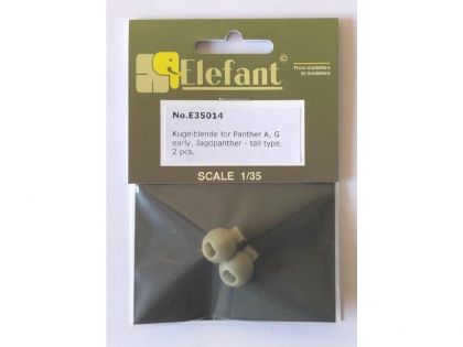 E35014 Kugelblende for Panther A,  G early,  Jagdpanther - tall type,  2 pcs.