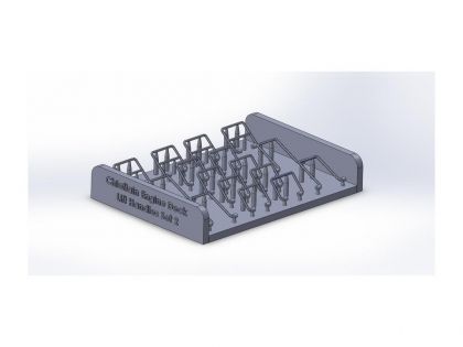 35205 Chieftain engine deck lift handles - late marks,  for one vehicle