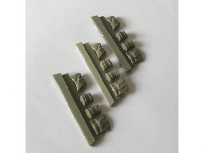 E35021 German canvases,  4 types,  12 pcs.