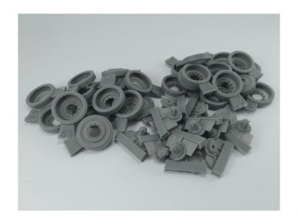 35065 Steel wheels for M60A1-A3,  M60 AVLB,  Magach 6B,  GAL,  GAL Batash,  type 2,  complete set with 14 wheels