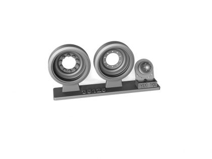 35125 Steel wheels for M60A1-A3 and Magach 6,  type 1,  complete set with 14 wheels