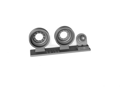35128 Steel wheels for M60A1-A3,  and Magach 6,  type 2,  without rubber,  contains one wheel