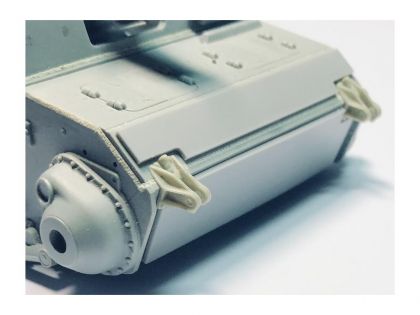 E35243 30mm front armor for Stug. III F late and StuH. III E/ F, variant 2,  Dragon kits