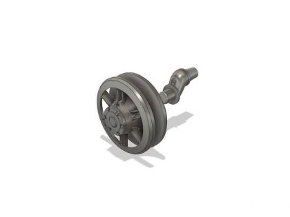 E35178 Panher G late idler wheels (665mm) with arms and casting No.  for Takom kits,  for one vehicle