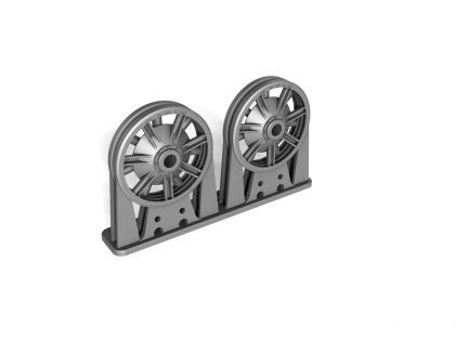 E35184 Pz. IV family idler wheels late,  casted with casting number,  for one vehicle