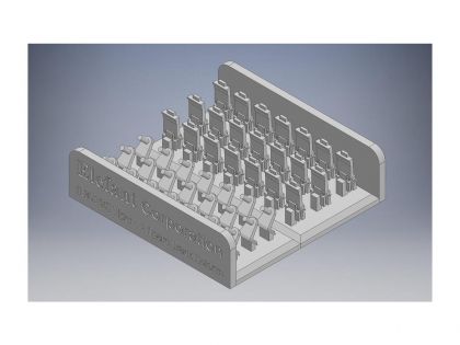 E35166 Tiger I spare track holders,  for 3 vehicles