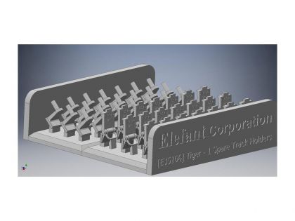 E35166 Tiger I spare track holders,  for 3 vehicles