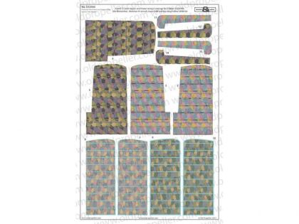 D35044W 4 and 5 Color upper and lower wings Lozenge for Fokker D.VII Alb. (for Blumenthal - Nickchen IV aircraft, lower OAW and top wing Fokker) WNW kit