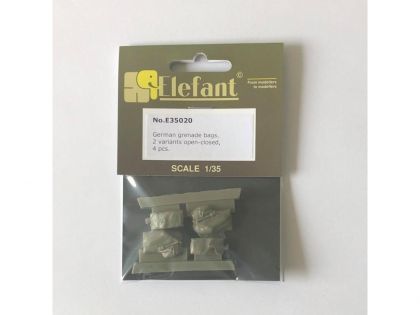 E35020 German grenade bags, 2 variants open-closed, 4 pcs.
