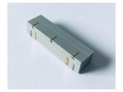 E35076 Wooden box for Stug.III G from LSSAH, type 1, with wood texture with bracket