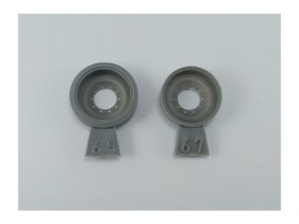 35091 Spare steel wheels for M46/47/48/60/103/T54 family, type 2, contains two wheels