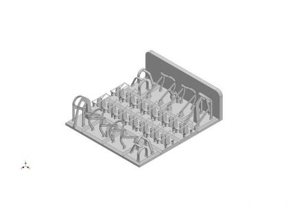 E35149 US Sherman light and periscope guards set, welded hull, for 2 vehicles