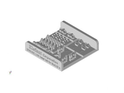 E35153 Detail set for Stug.III A, for 1 vehicle