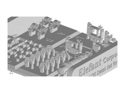 E35153 Detail set for Stug.III A, for 1 vehicle