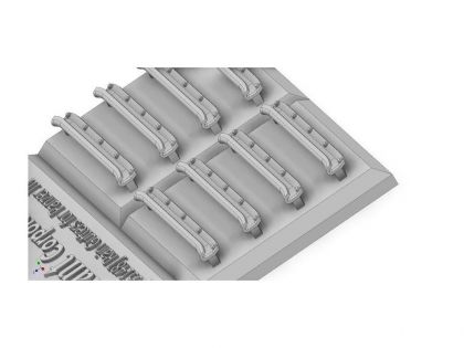 E35148 Rain turret gutters for Pz.III, for 5 vehicles