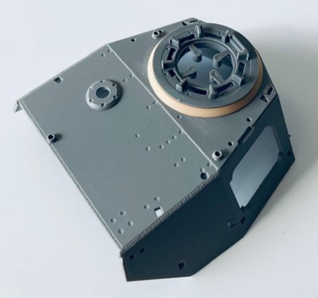 E35305-1 Command cupola base for Pz.Beob.Wg. IVJ, Border kit