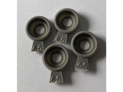 35111 Spare steel wheels for M46/47/48/60/103/ T54 family,  type 2,  contains 4 wheels with rubber