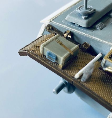 E35074 Jack rest block for Pz.III and Stug.III family, 4 pcs., with wood effect