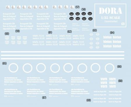 55012L Dora Railway Gun