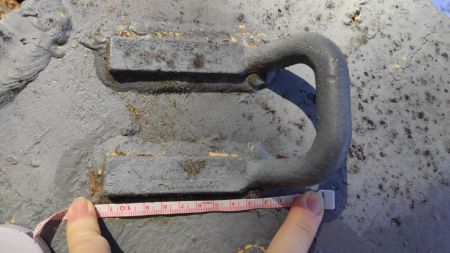 PA35006-2 Stug.III G lifting hooks with weld seam pattern 2, 3 welds variant of each, for 9 vehicles