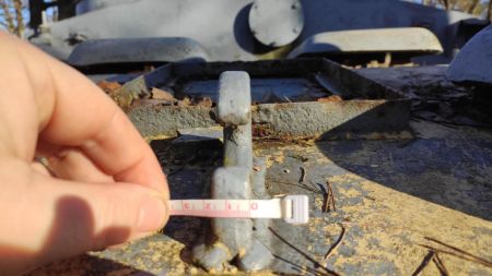 PA35006-2 Stug.III G lifting hooks with weld seam pattern 2, 3 welds variant of each, for 9 vehicles