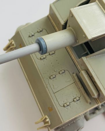 PB35001 Stug.III F - G barrel ring with screws, 4 variants, for 4 vehicles, Dragon kits