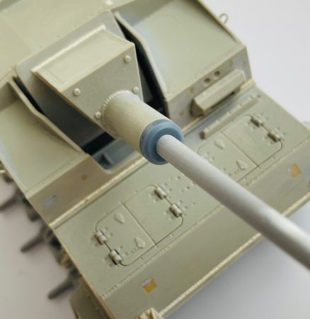 PB35001 Stug.III F - G barrel ring with screws, 4 variants, for 4 vehicles, Dragon kits