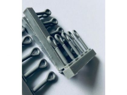 35532 German tow cable ends for Panther,  Tiger,  Kingtiger family