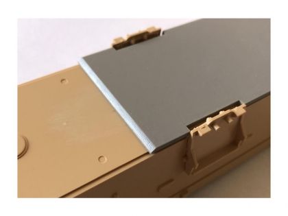 35034 80 mm Belly armor for Nagmachon from Tiger Model kit